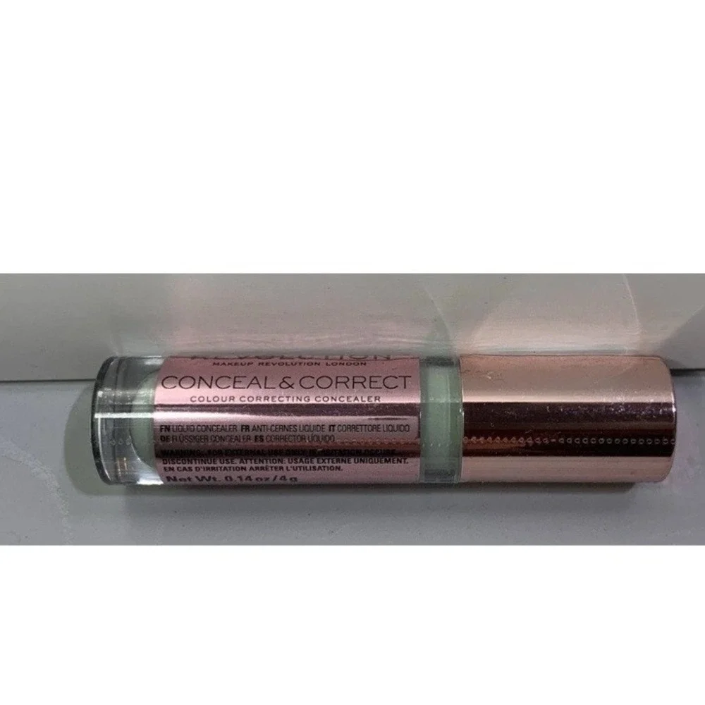 Makeup Revolution‎ Conceal & Correct Color Correcting Concealer ~ Green 3 PACK